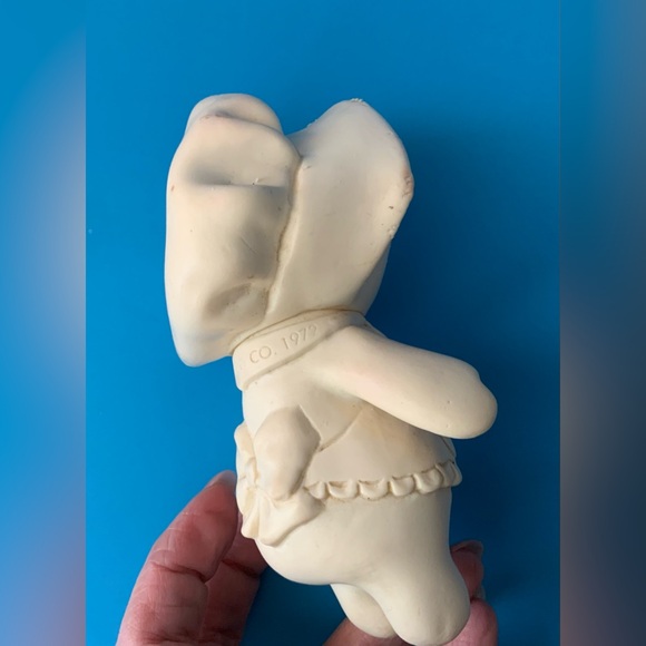 Vintage White Plastic Pillsbury Dough Boy with Blue Accents - Picture 15 of 16